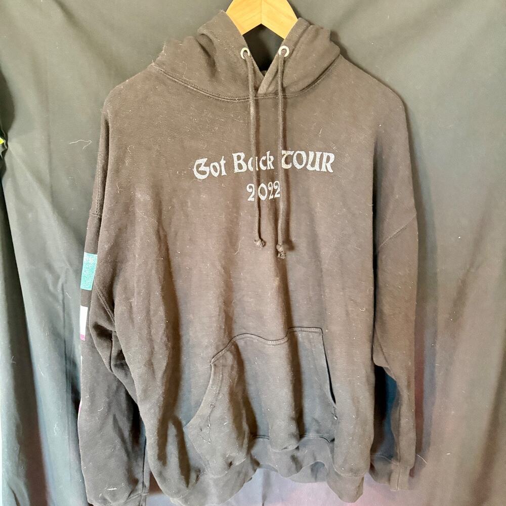 Paul McCartney Got Back Tour 2022 Hoodie Sweatshirt Size M Concert Merch Black